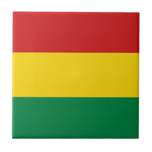 Azulejo Cerâmico Bandeira da Bolívia