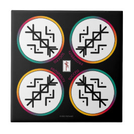 Azulejo cerâmico Bindrunity de sucesso e prosperid