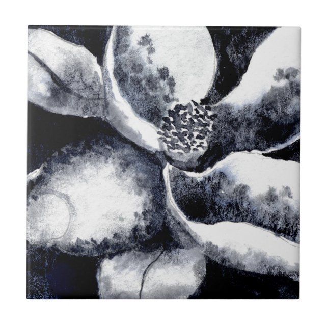 azulejo cerâmico "Blossom White" de cozinha (Frente)