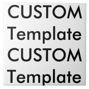 Azulejo cerâmico branco feito sob encomenda 6" da