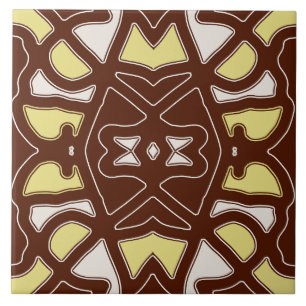 Azulejo cerâmico clássico multicolorido vibrante