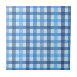 Azulejo Cerâmico com Xadrez de Seis Cores Azul