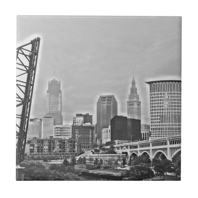 Azulejo cerâmico Contrast Cleveland (Frente)
