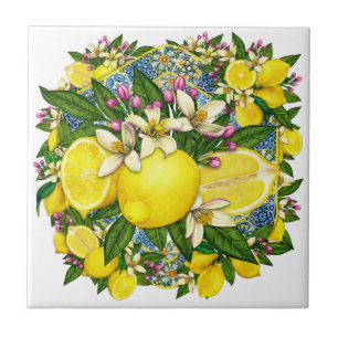 Azulejo cerâmico Cor 6 Padrão Mediterrânico