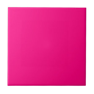 Azulejo cerâmico cor-de-rosa brilhante