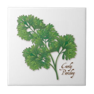 Azulejo cerâmico Curly Parsley