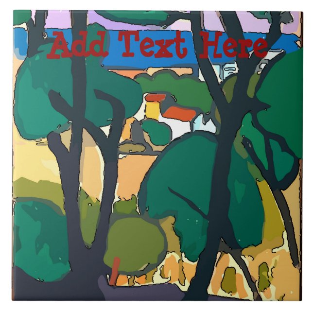 Azulejo Cerâmico da Beach House (Frente)