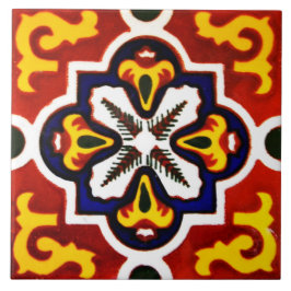 Azulejo cerâmico da foto do design de Talavera do