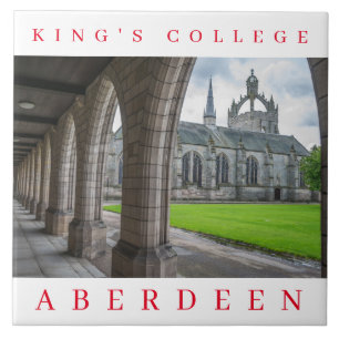 azulejo cerâmico da Universidade de Aberdeen King