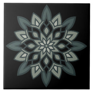 Azulejo Cerâmico de Acabamento Artesanal Elegante