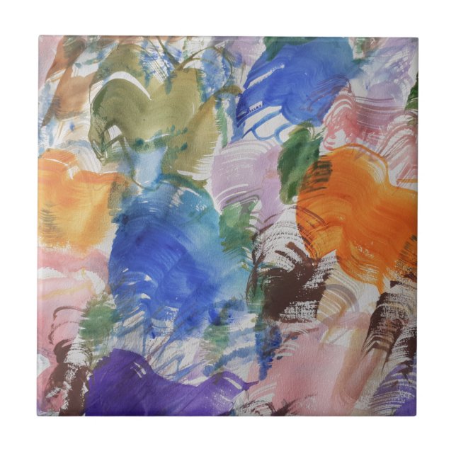 Azulejo cerâmico de apresentação de cores (Frente)