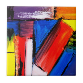 Azulejo cerâmico de arte moderna