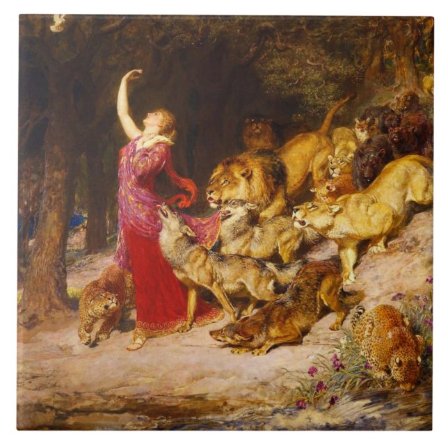 Azulejo cerâmico de arte vitoriana (Frente)