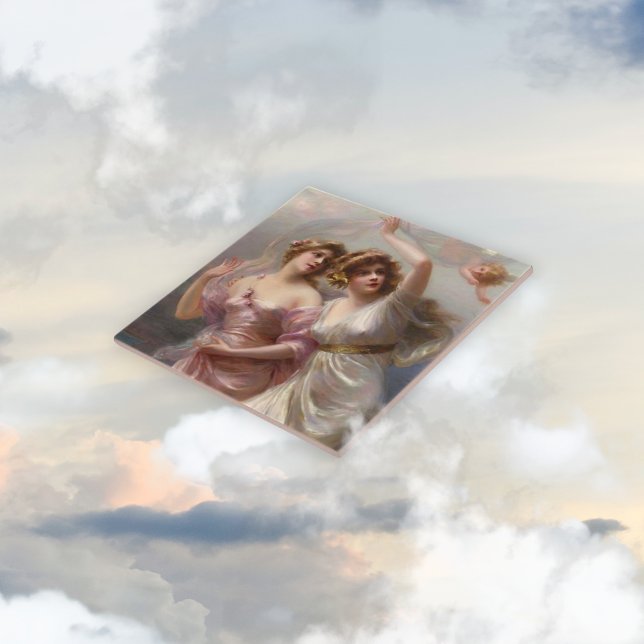 Azulejo cerâmico de arte vitoriana (Criador carregado)