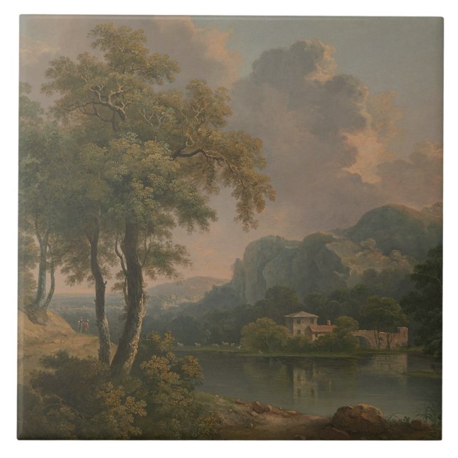 Azulejo cerâmico de arte vitoriana (Frente)