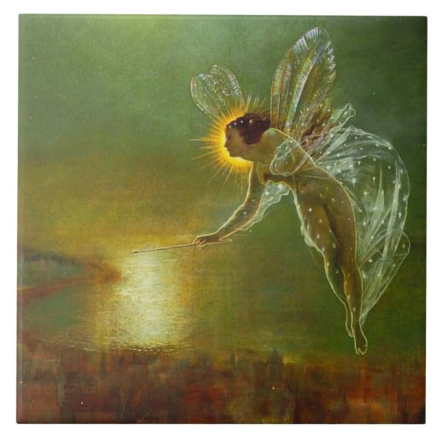 Azulejo cerâmico de arte vitoriana (Frente)