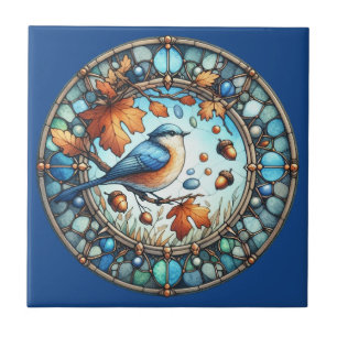 Azulejo Cerâmico de Autumn Bird