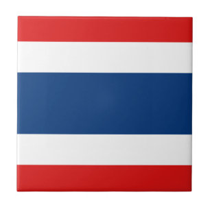 Azulejo cerâmico de bandeira da Tailândia