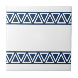 Azulejo cerâmico de borda de triângulo de Marinho