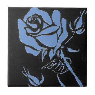 azulejo cerâmico de cozinha "Rosa Blue"