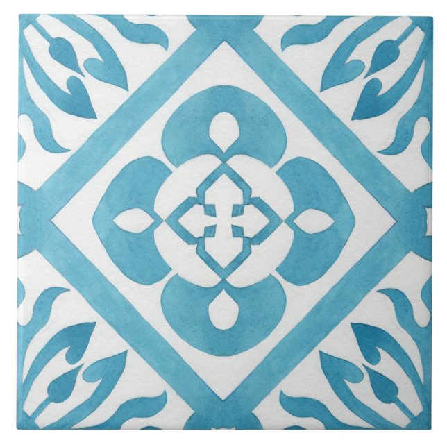 azulejo cerâmico de decor marroquino giro (Frente)