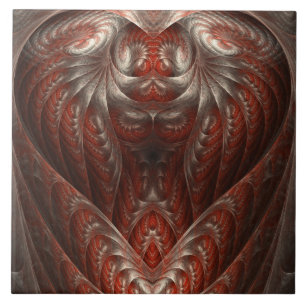 Azulejo cerâmico de Design Abstrato de Coração 