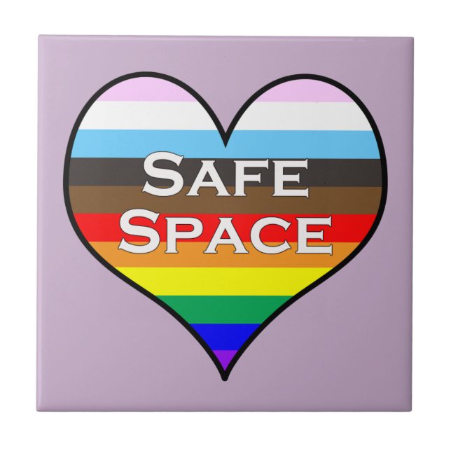 Azulejo Cerâmico de Espaço Seguro (Frente)