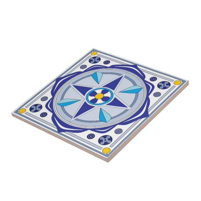 Azulejo cerâmico de estilo italiano (Lateral)