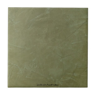 Azulejo cerâmico de gesso veneziano verde-tuscano