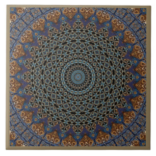 Azulejo cerâmico de Mandala