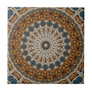 Azulejo cerâmico de Mandala Moderno
