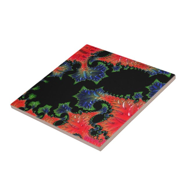Azulejo cerâmico de Mandelbrot Garden (Lateral)