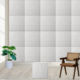 Azulejo cerâmico de mármore branco Elegante