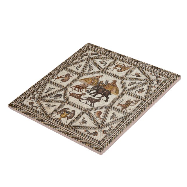 Azulejo Cerâmico de Mosaico Romano (Lateral)