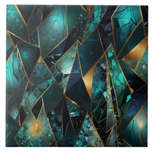 Azulejo Cerâmico de Padrão Abstrato