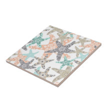 Azulejo cerâmico de padrão constante de Starfish