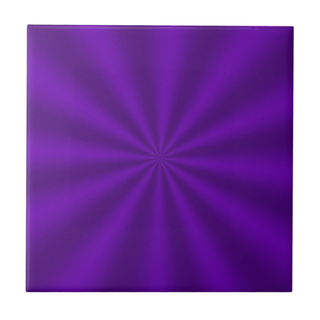Azulejo cerâmico de Starburst roxo (Frente)