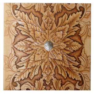 azulejo cerâmico de textura em couro