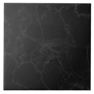 Azulejo cerâmico de textura em mármore preto - qua