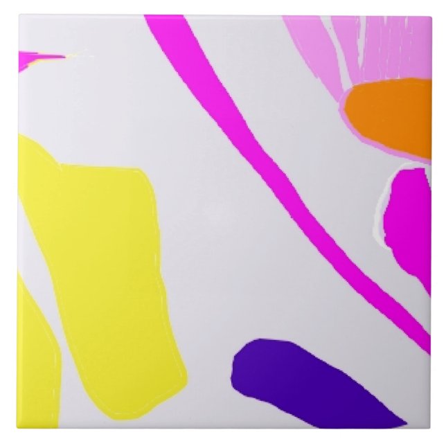 Azulejo cerâmico de vanguarda (Frente)