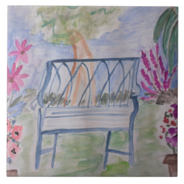 Azulejo cerâmico de Verão Jardim