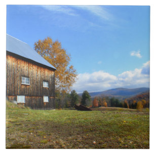 Azulejo cerâmico de Vermont Barn