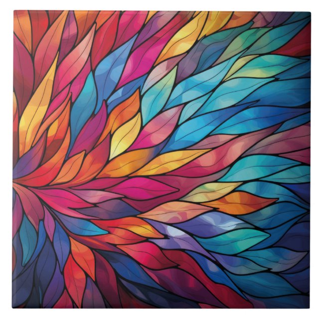 Azulejo cerâmico de vidro isolado radiante (Frente)