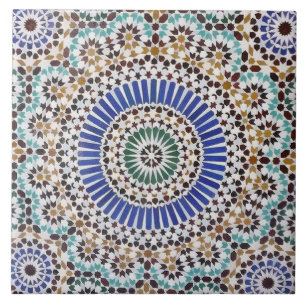 Azulejo cerâmico de Zellige marocaine