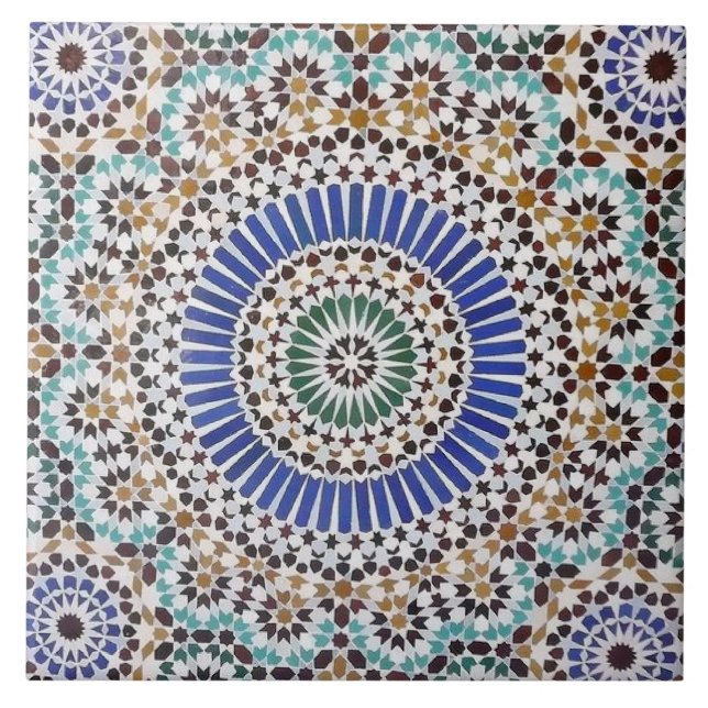 Azulejo cerâmico de Zellige marocaine (Frente)