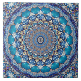 Azulejo Cerâmico Decorativo Azul