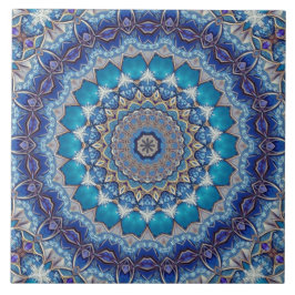 Azulejo Cerâmico Decorativo Azul