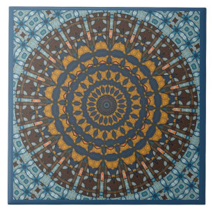 Azulejo Cerâmico Decorativo Mandala