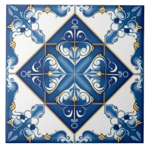 Azulejo Cerâmico Decorativo Mediterrâneo Espanhol 