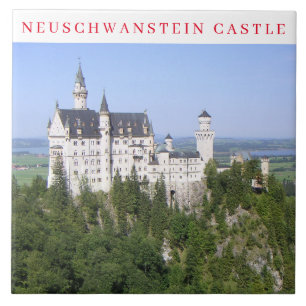 azulejo cerâmico do Castelo Neuschwanstein